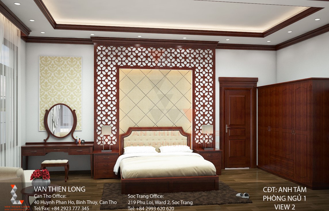 Phòng ngủ phong cách cổ điển